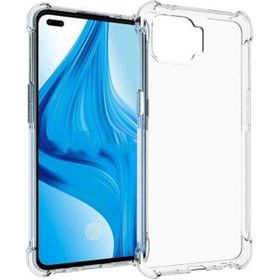 Teleplus Oppo Reno4 Lite Lüks Darbe Korumalı Şeffaf Silikon Cep Telefonu Kılıf
