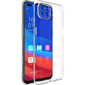 Teleplus Oppo Reno4 Lite Lüks Kamera Korumalı Şeffaf Silikon Cep Telefonu Kılıf