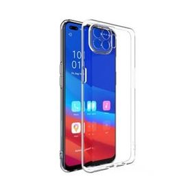 Teleplus Oppo Reno4 Lite Lüks Kamera Korumalı Şeffaf Silikon Cep Telefonu Kılıf