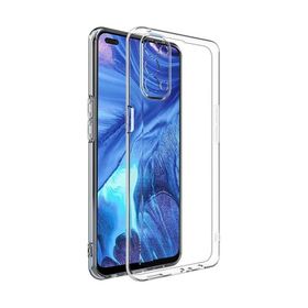 Teleplus Oppo Reno4 Lüks Kamera Korumalı Şeffaf Silikon Cep Telefonu Kılıf
