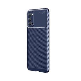 Teleplus Oppo Reno4 Negro Karbon Silikon Kılıf