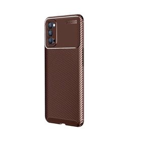 Teleplus Oppo Reno4 Negro Karbon Silikon Kılıf