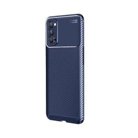 Teleplus Oppo Reno4 Negro Karbon Silikon Siyah Tam Kapatan Ekran Koruyucu Kılıf