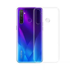 Teleplus Realme 5 Pro Lüks Tpu Şeffaf Nano Ekran Koruyucu Silikon Kılıf