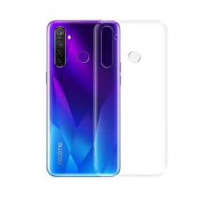 Teleplus Realme 5 Pro Lüks Tpu Şeffaf Nano Ekran Koruyucu Silikon Kılıf