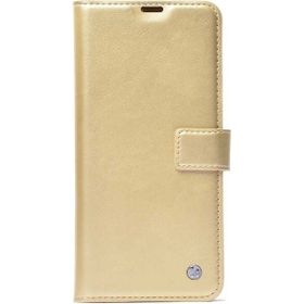 Teleplus Realme 5İ Delüxe Standlı Cüzdan Gold Kılıf
