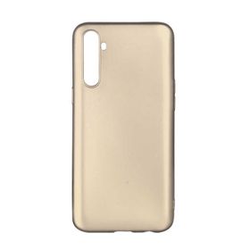 Teleplus Realme 6 Pro Mat TPU Silikon Gold Kılıf
