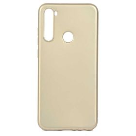 Teleplus Realme 6i Lüks Mat Nano Ekran Koruyucu Gold Silikon Cep Telefonu Kılıf