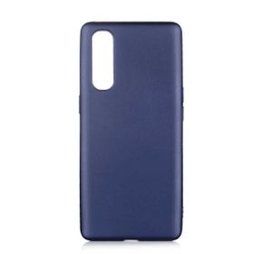 Teleplus Realme 7 Lüks Mat Nano Ekran Koruyucu Lacivert Silikon Cep Telefonu Kılıf