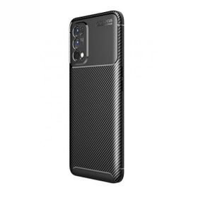 Teleplus Realme 7 Pro Negro Karbon Dokulu Silikon Siyah Kılıf