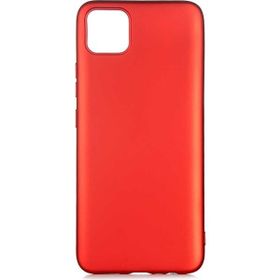 Teleplus Realme C11 Lüks Mat Kırmızı Silikon Cep Telefonu Kılıf