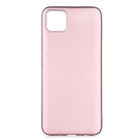 Teleplus Realme C11 Lüks Mat Nano Ekran Koruyucu Gold Silikon Cep Telefonu Kılıf