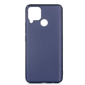 Teleplus Realme C15 Lüks Mat Silikon Rose Gold Nano Ekran Koruyucu Kılıf