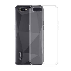 Teleplus Realme C2 Lüks Silikon Şeffaf Kılıf + Nano Ekran Koruyucu