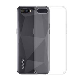 Teleplus Realme C2 Lüks Silikon Şeffaf Kılıf + Nano Ekran Koruyucu