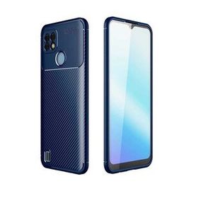 Teleplus Realme C25S Siyah Kamera Korumalı Karbon Negro Silikon Kılıf