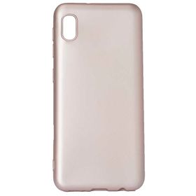 Teleplus Samsung Galaxy A01 Core Lüks Premier Rose Gold Silikon Cep Telefonu Kılıf