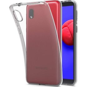 Teleplus Samsung Galaxy A01 Core Lüks Tpu Silikon Şeffaf Kılıf