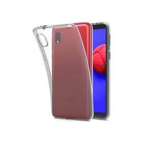 Teleplus Samsung Galaxy A01 Core Lüks Tpu Silikon Şeffaf Kılıf