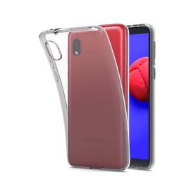 Teleplus Samsung Galaxy A01 Core Lüks Tpu Silikon Şeffaf Kılıf