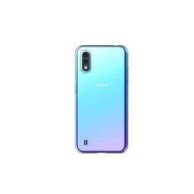 Teleplus Samsung Galaxy A01 Lüks Silikon Şeffaf Nano Ekran Koruyucu Kılıf