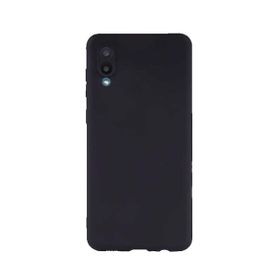 Teleplus Samsung Galaxy A02 Lüks Mat Kamera Korumalı Gold Nano Ekran Koruyucu Silikon Cep Telefonu Kılıf