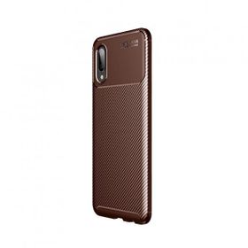 Teleplus Samsung Galaxy A02 Negro Karbon Lacivert Nano Ekran Koruyucu Silikon Cep Telefonu Kılıf