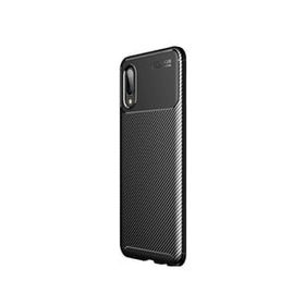 Teleplus Samsung Galaxy A02 Negro Karbon Silikon Siyah Cep Telefonu Kılıfı