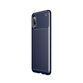 Teleplus Samsung Galaxy A02 Negro Karbon Silikon Siyah Cep Telefonu Kılıfı