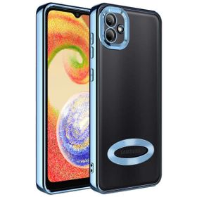 Teleplus Samsung Galaxy A03 Kamera Korumalı Omega Lazer Silikon Gümüş Kılıf