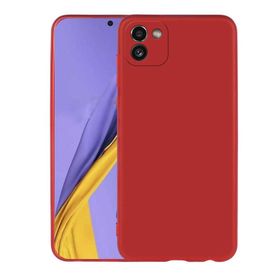 Teleplus Samsung Galaxy A03 Kamera Korumalı Premier Silikon Gold Kılıf