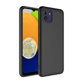 Teleplus Samsung Galaxy A03 Mara Lansman Silikon Mor Kılıf