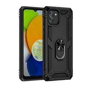 Teleplus Samsung Galaxy A03 Vega Yüzüklü Tank Kapak Lacivert Kılıf
