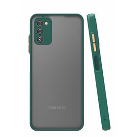 Teleplus Samsung Galaxy A03s Hux Kamera Korumalı Silikon Yeşil Kılıf