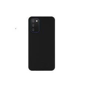 Teleplus Samsung Galaxy A03S Lüks Mat Silikon Siyah Cep Telefonu Kılıfı