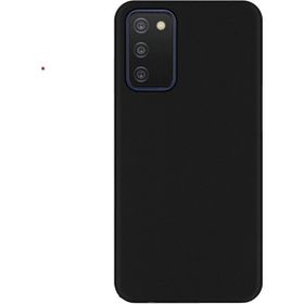 Teleplus Samsung Galaxy A03S Lüks Mat Silikon Siyah Cep Telefonu Kılıfı