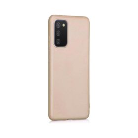 Teleplus Samsung Galaxy A03S Premier Mat Silikon Rose Gold Cep Telefonu Kılıfı