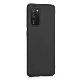 Teleplus Samsung Galaxy A03S Premier Mat Silikon Siyah Kılıf