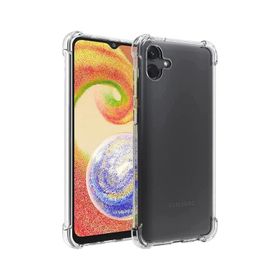 Teleplus Samsung Galaxy A04 Darbe Korumalı Silikon Şeffaf Kılıf