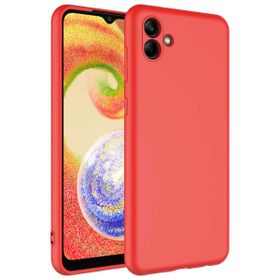 Teleplus Samsung Galaxy A04 Kamera Korumalı Mara Lansman Silikon Kırmızı Kılıf
