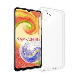 Teleplus Samsung Galaxy A04 Lüks Tpu Silikon Şeffaf Kılıf
