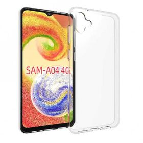 Teleplus Samsung Galaxy A04 Lüks Tpu Silikon Şeffaf Kılıf