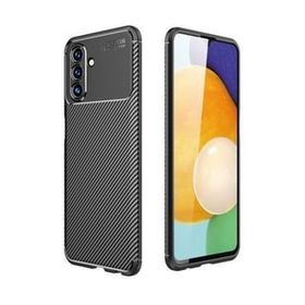 Teleplus Samsung Galaxy A04S Kamera Korumalı Negro Karbon Dokulu Silikon Siyah Kılıf