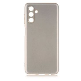 Teleplus Samsung Galaxy A04S Kamera Korumalı Premier Silikon Gold Kılıf