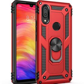 Teleplus Samsung Galaxy A10S Vega Yüzüklü Tank Kapak Kırmızı Kılıf