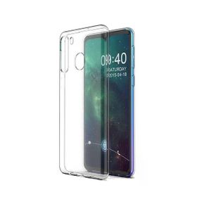 Teleplus Samsung Galaxy A11 Lüks Silikon Şeffaf Nano Ekran Koruyucu Kılıf