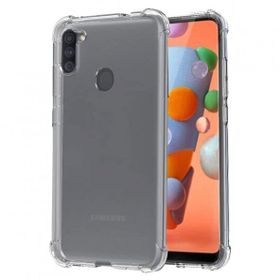 Teleplus Samsung Galaxy A11 Nano Ekran Koruyucu Ve Darbe Korumalı Silikon Şeffaf Cep Telefonu Kılıfı
