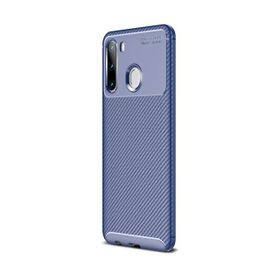 Teleplus Samsung Galaxy A11 Negro Karbon Lacivert Nano Ekran Koruyucu Silikon Cep Telefonu Kılıf