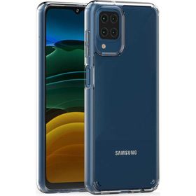 Teleplus Samsung Galaxy A12 COSS HYBRİD SERT SİLİKON Şeffaf Kılıf