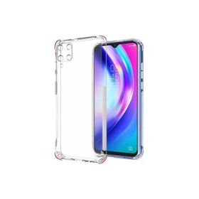 Teleplus Samsung Galaxy A12 Kamera Korumalı Darbeye Dayanıklı Silikon Şeffaf Kılıf